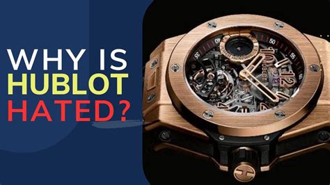 why is hublot trash|hublot watch hatred.